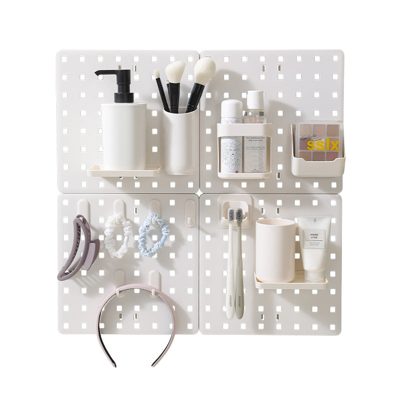 Organiser with colourful storage boxes