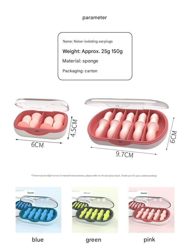 Blue silicone earplugs in lifestyle setting