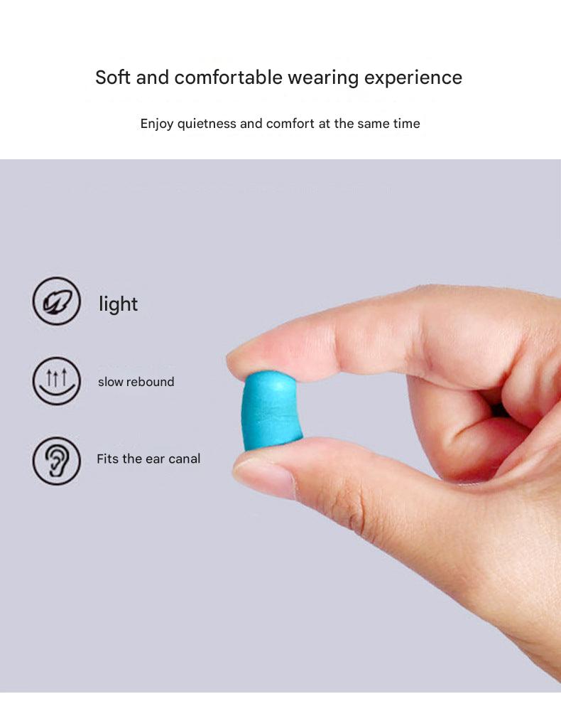 Pink silicone earplugs showcased on a table