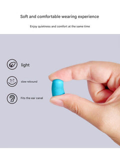 Pink silicone earplugs showcased on a table