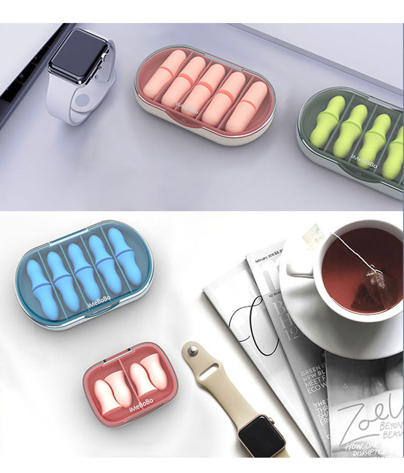 Eco-friendly silicone earplugs set
