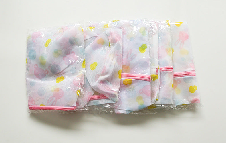 Durable cartoon print laundry bag 1