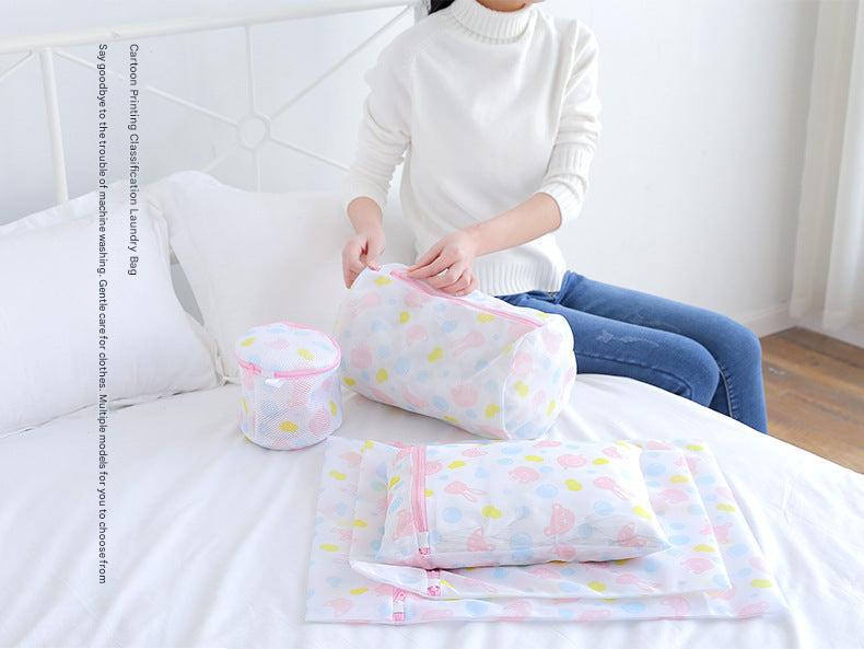 Durable cartoon print laundry bag 2