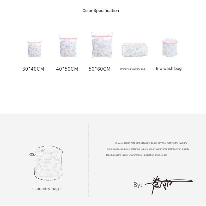 Durable cartoon print laundry bag 3