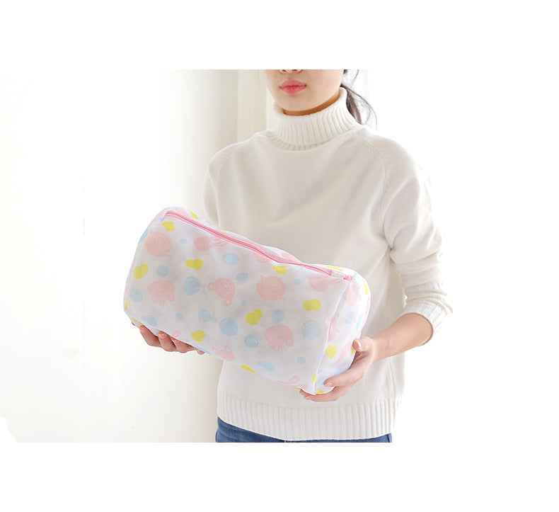 Durable cartoon print laundry bag 4