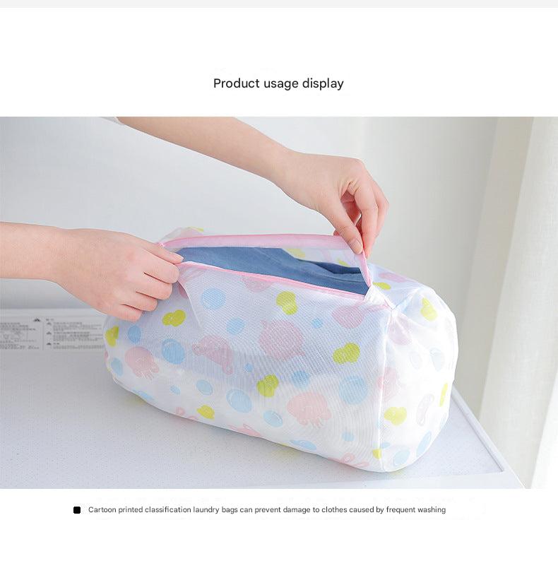 Durable cartoon print laundry bag 6