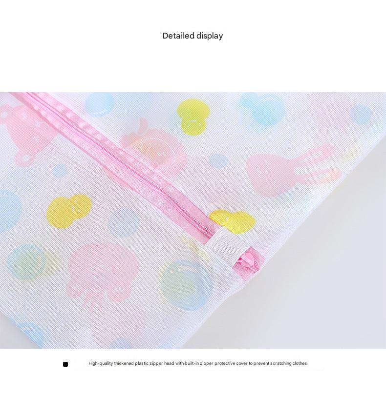 Durable cartoon print laundry bag 8