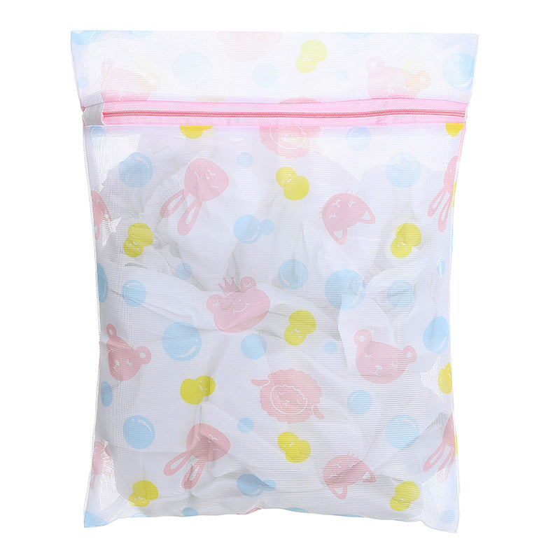 Durable cartoon print laundry bag 5