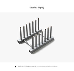 minimalist kitchen organiser rack