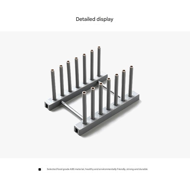 minimalist kitchen organiser rack