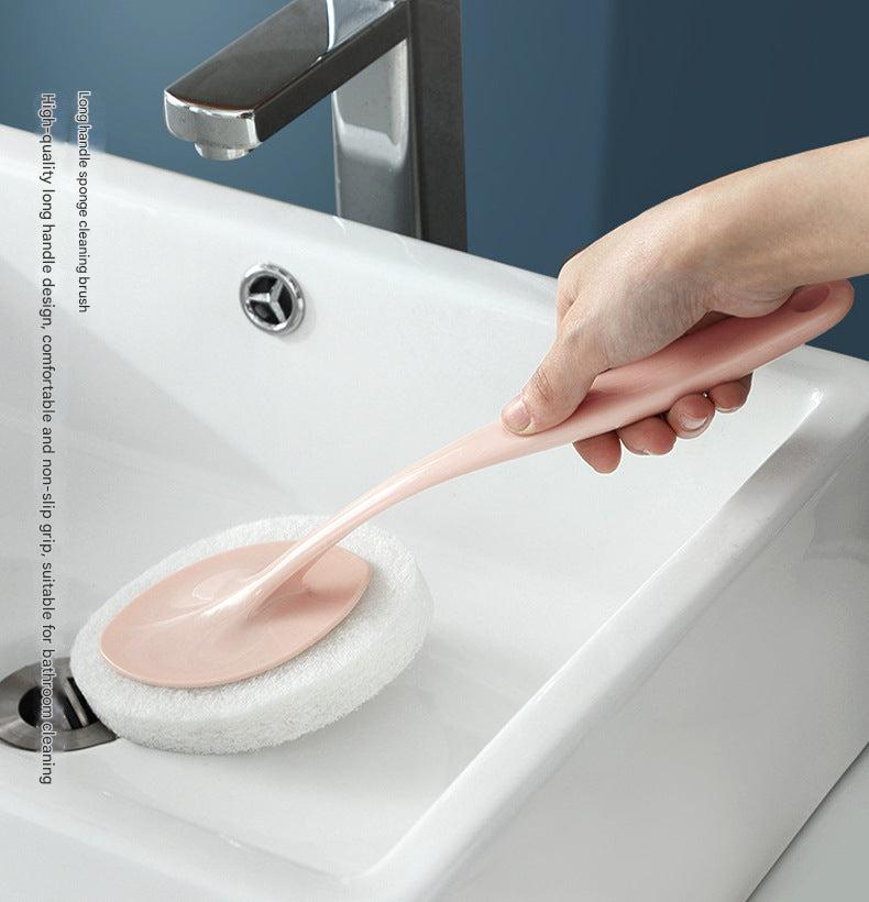 Long Handle Sponge Brush with Flexible Head