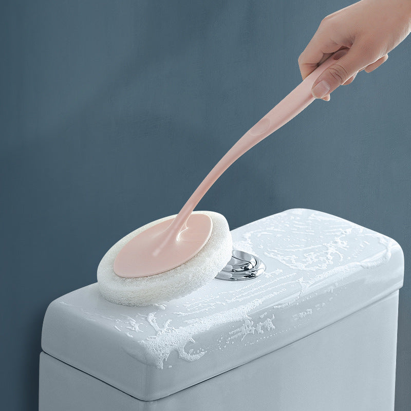 Multi-functional cleaning brush for tubs and tiles