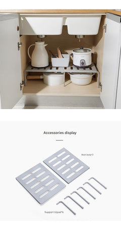 Shoe rack with white and grey options