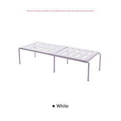 Shoe rack with white and grey options
