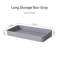 Grey wall-mounted storage rack in modern kitchen