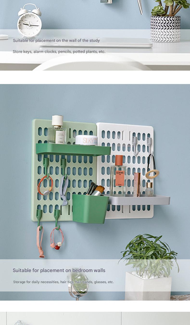 Multi-functional storage rack in stylish bathroom