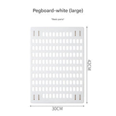 Colourful wall-mounted storage organiser