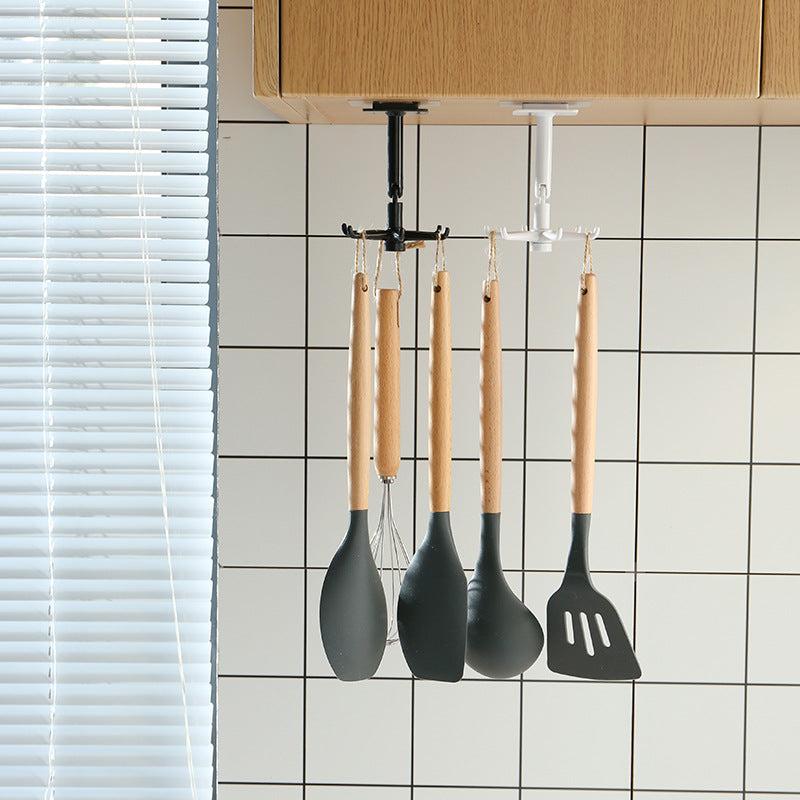 display of strong adhesive hooks