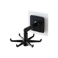 close-up of modern design adhesive hooks