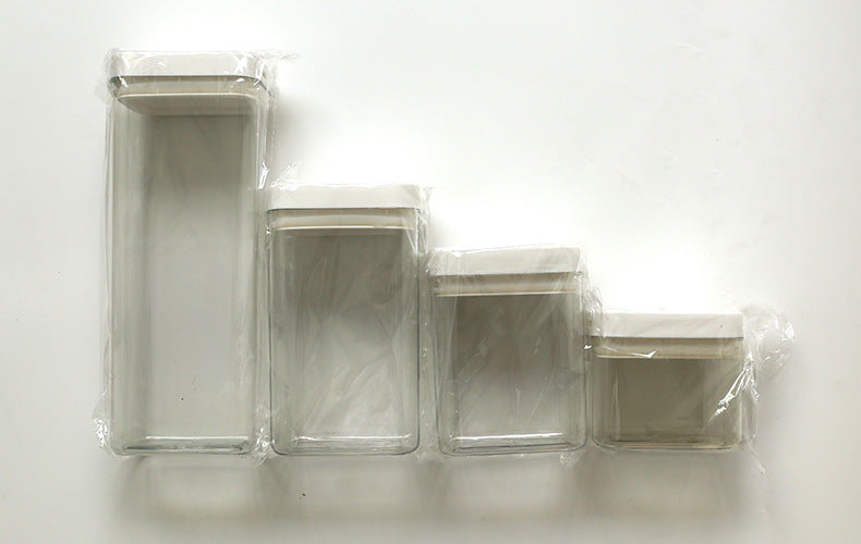transparent jar with airtight lid