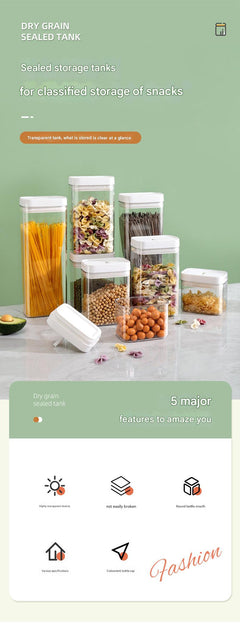 small airtight jar for spices and grains