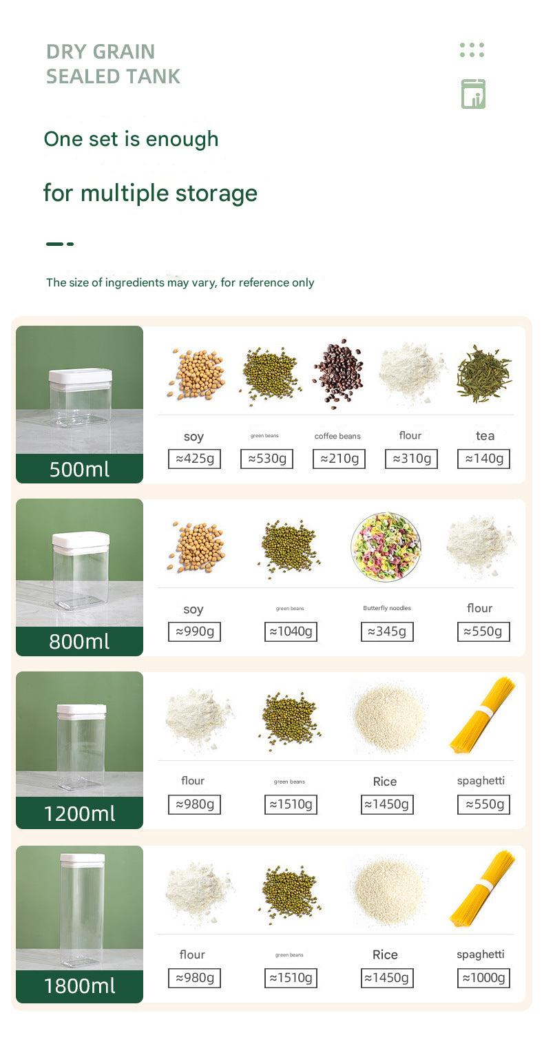 small airtight jar for spices and grains