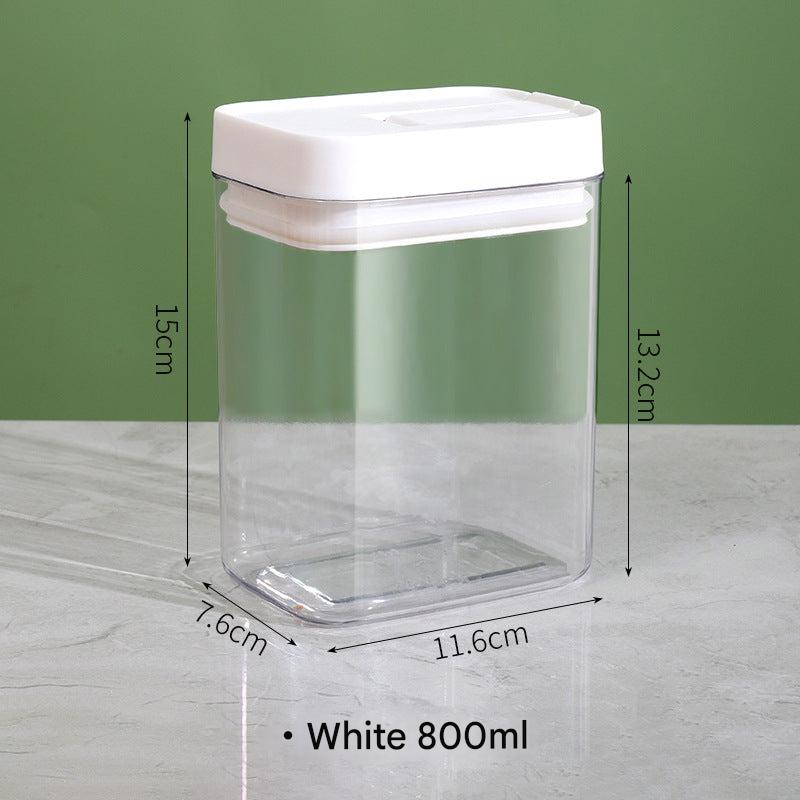 varied sizes of food storage jars