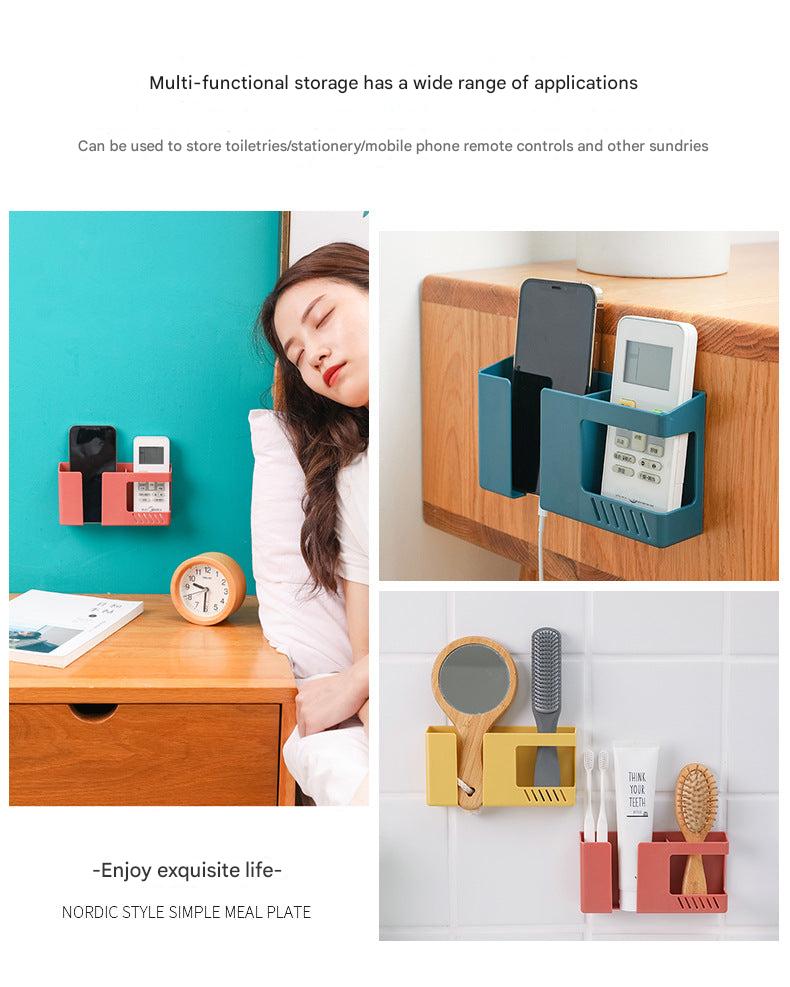 Image of wall-mounted remote control organiser box - view 1