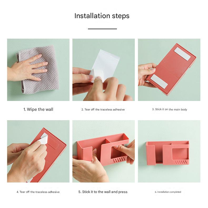 Sleek design of remote control holder