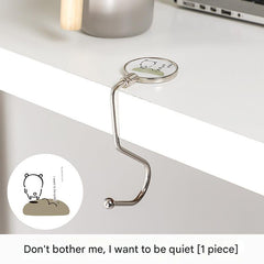 portable desk organiser showing installation 2