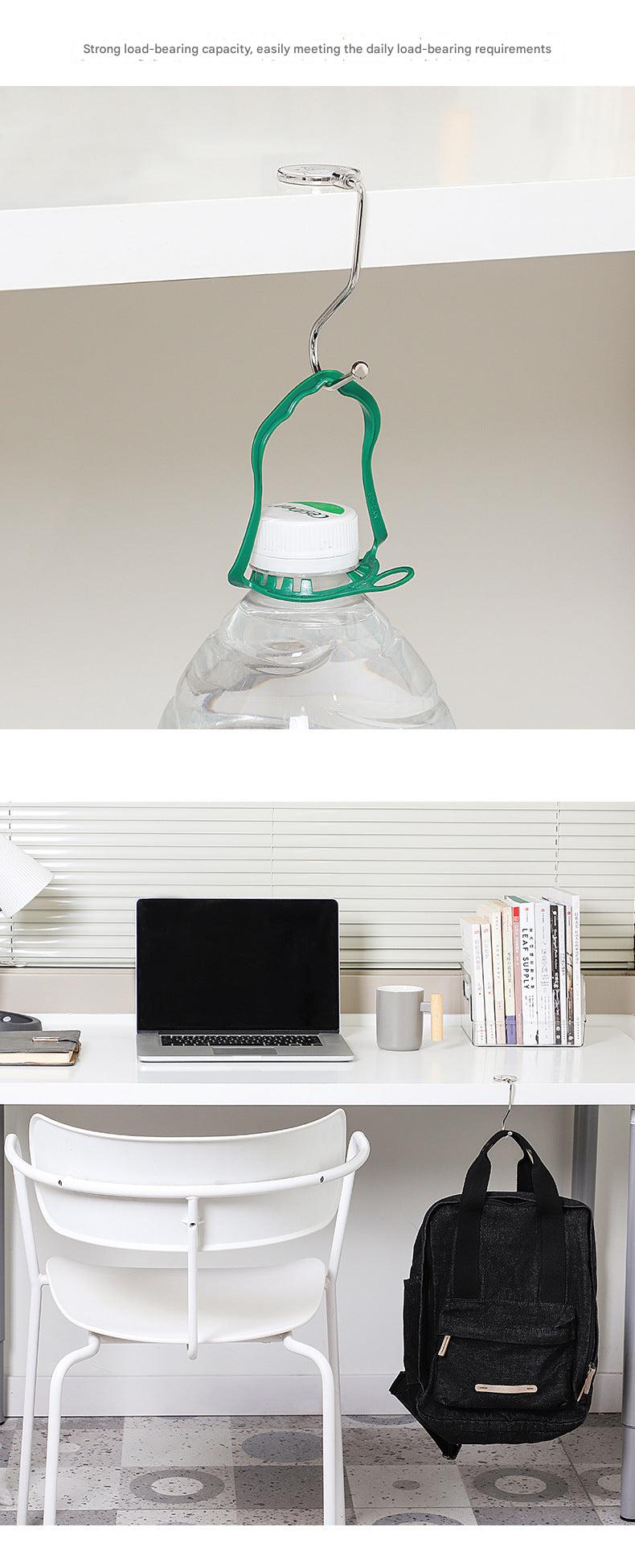 portable desk organiser showing installation 2