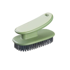 Various angles of shoe cleaning brush