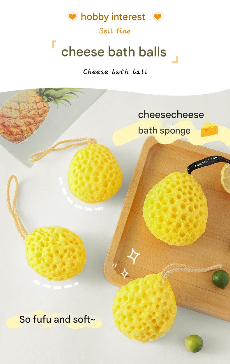 bath sponge in child hands image 8
