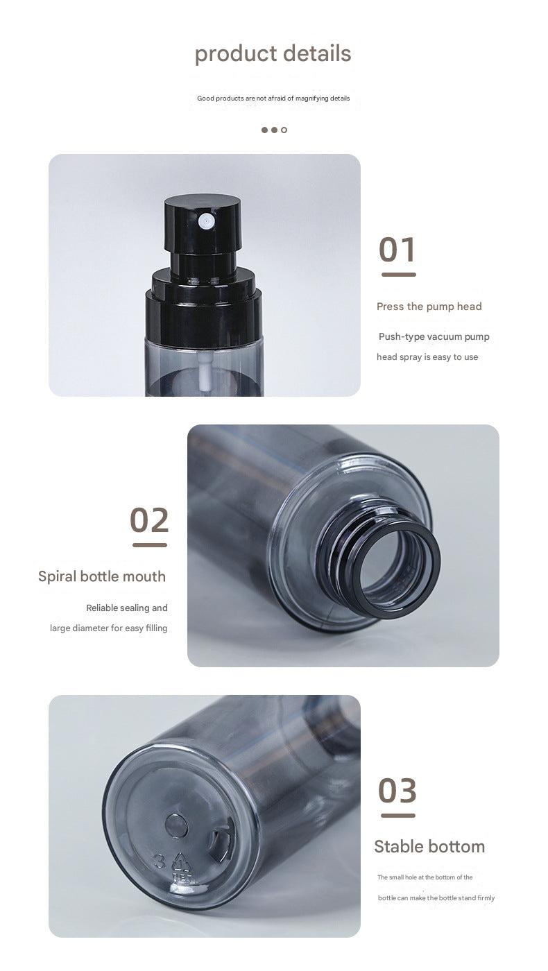 Stylish compact spray bottle for perfumes