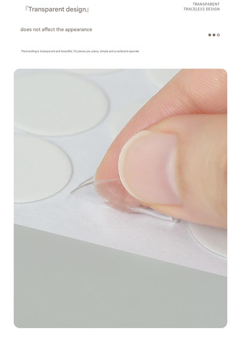 Double-sided tape application in home repairs