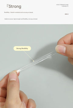 Clear double-sided nano adhesive tape roll