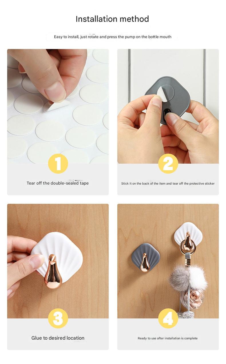 Packaging of double-sided tape with clear design