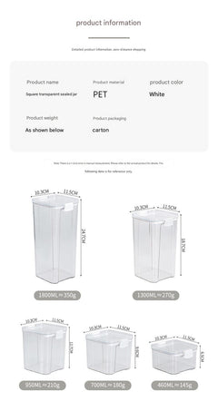 Durable kitchen storage container 4