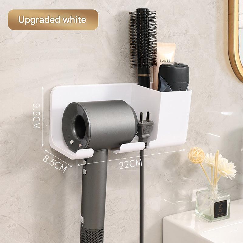 Easy access hair dryer holder displayed