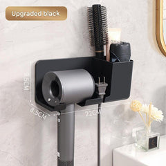 User-friendly hair dryer holder in modern bathroom