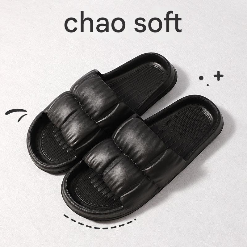 Image of comfortable anti-slip slippers in various colours
