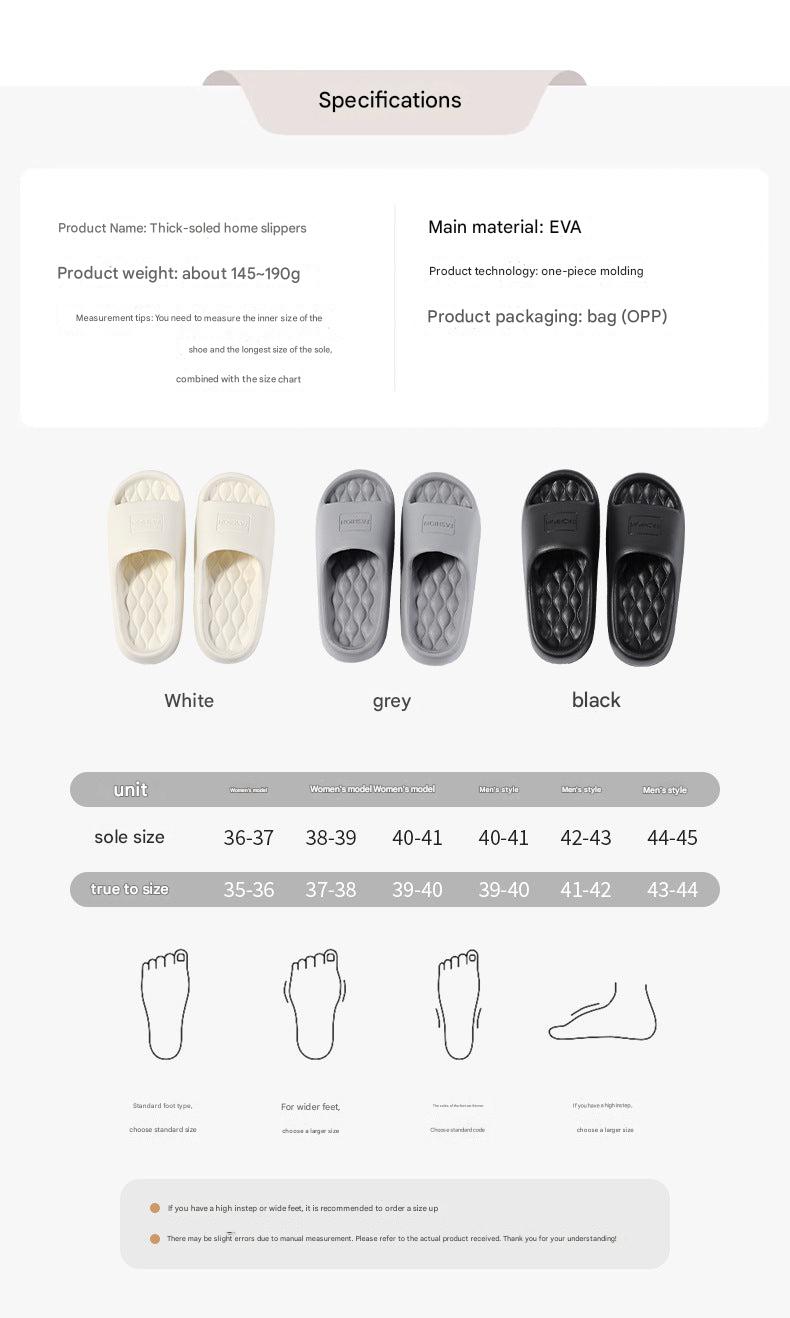 Vibrant summer colour slippers for home use