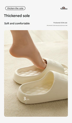 Couples relaxing at home in comfy slippers