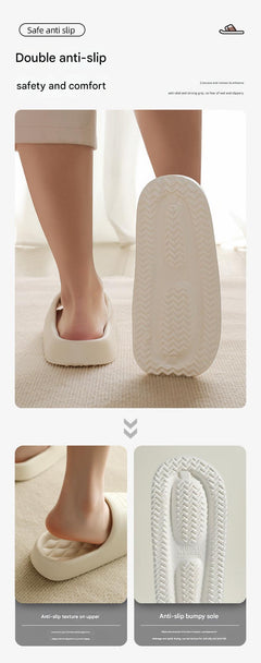 Image of comfortable anti-slip slippers in various colours
