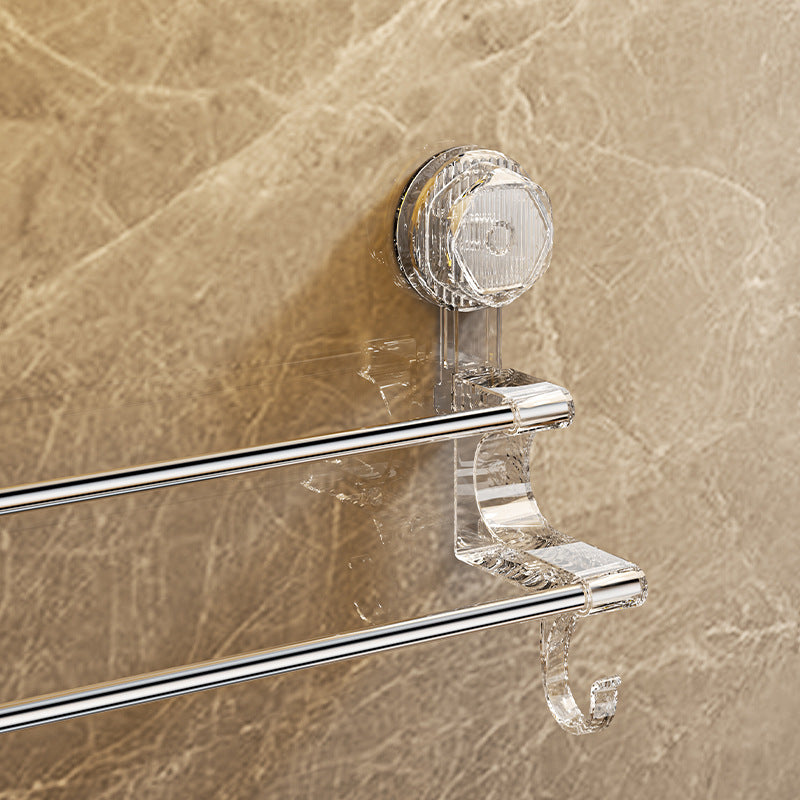 Dual-Pole Suction Towel Rack Image 3