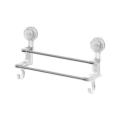 Dual-Pole Suction Towel Rack Image 5