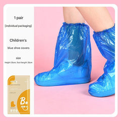 Children's durable shoe covers in action