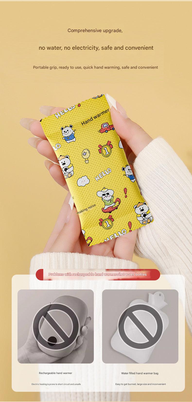 Portable hand warmer with replaceable core image 2