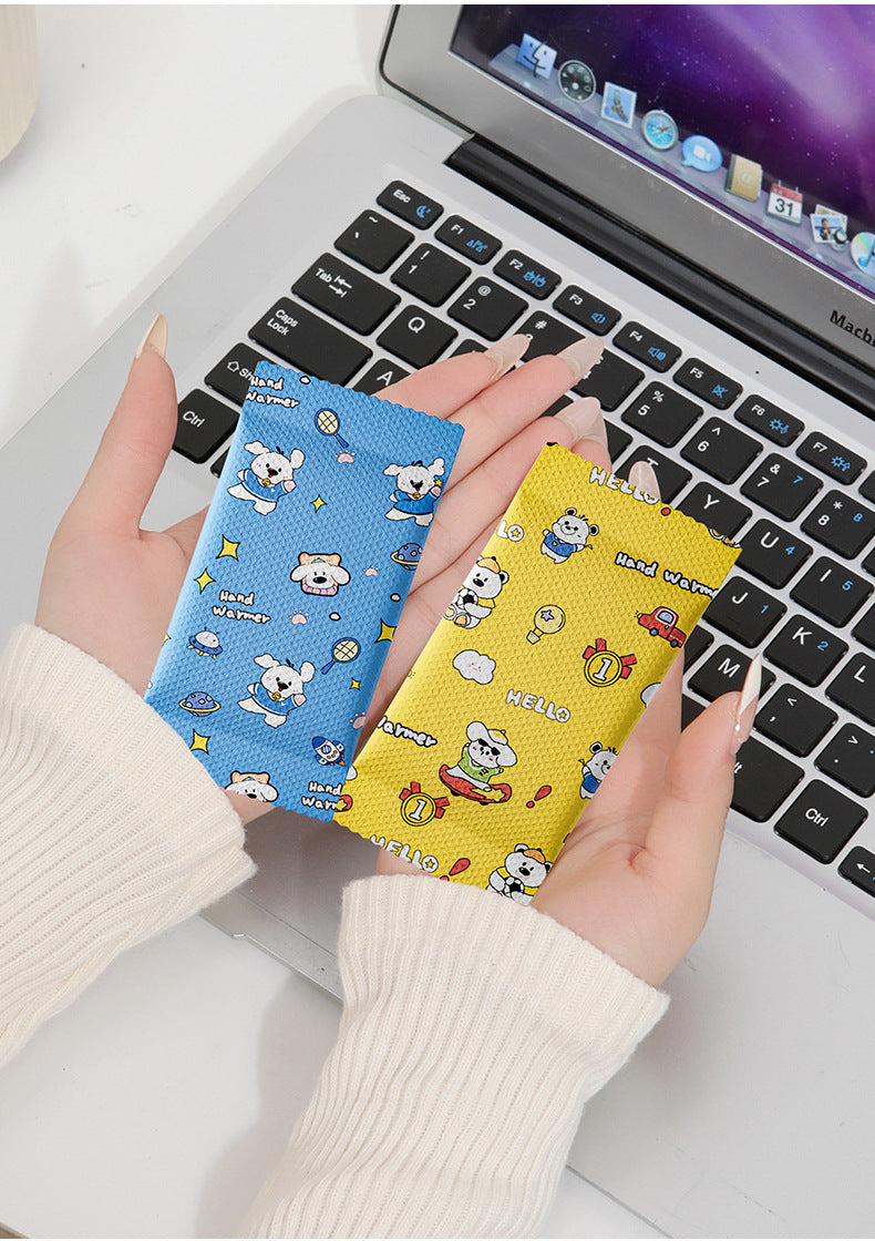 Eco-friendly self-heating hand warmer design image 1
