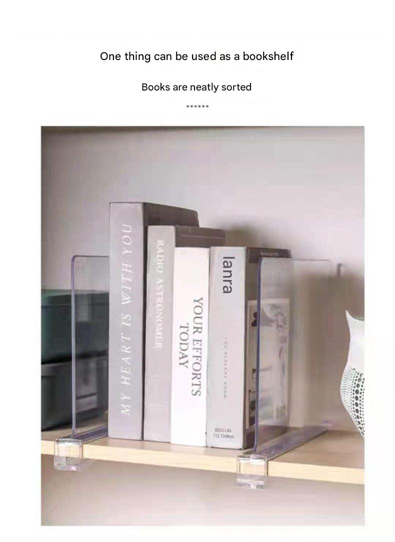 Transparent acrylic shelf organiser image 1